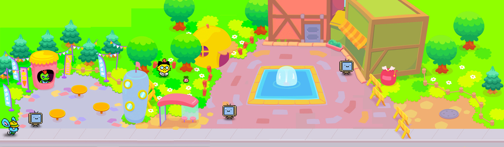 Design iterations of the Plaza in the Pakka Town